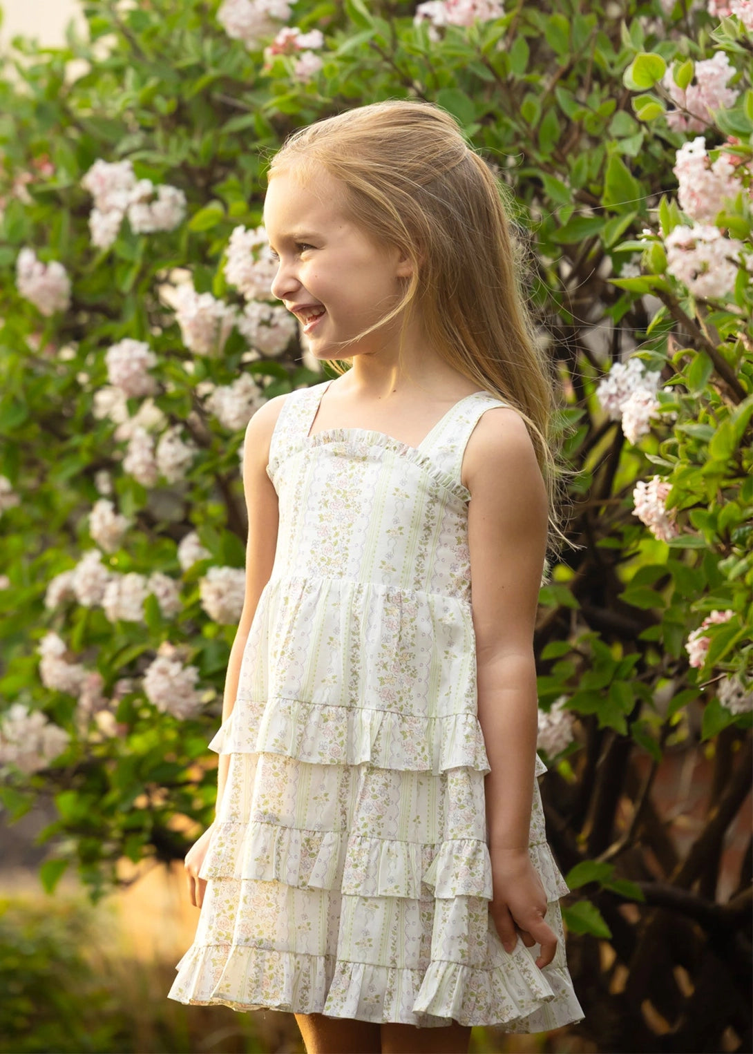 Graceful Garden Tiered Dress
