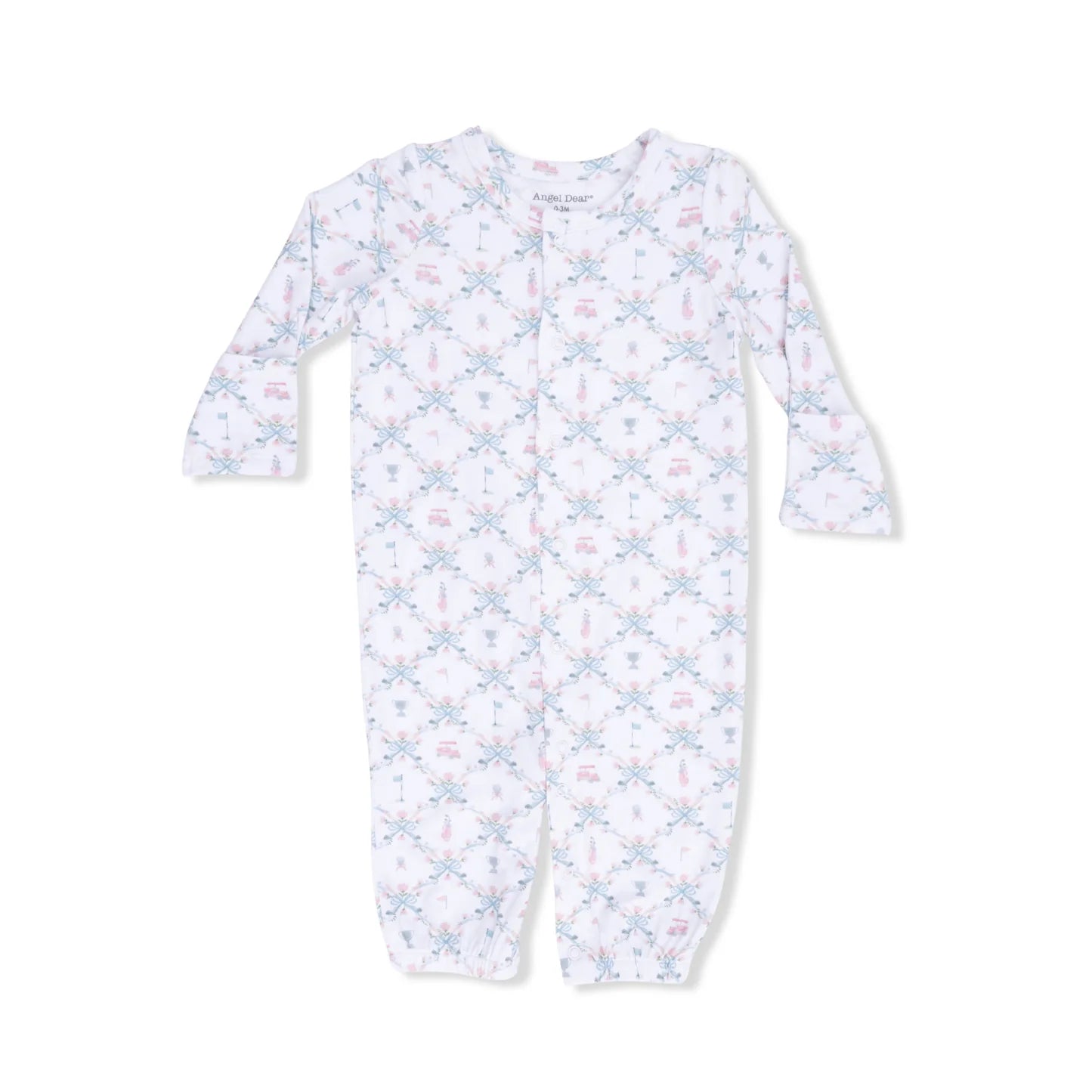 Golf Trellis Pink Convertible Gown