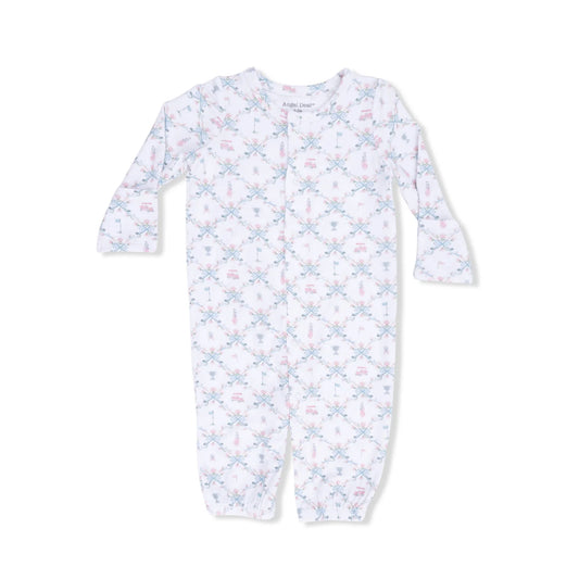 Golf Trellis Pink Convertible Gown