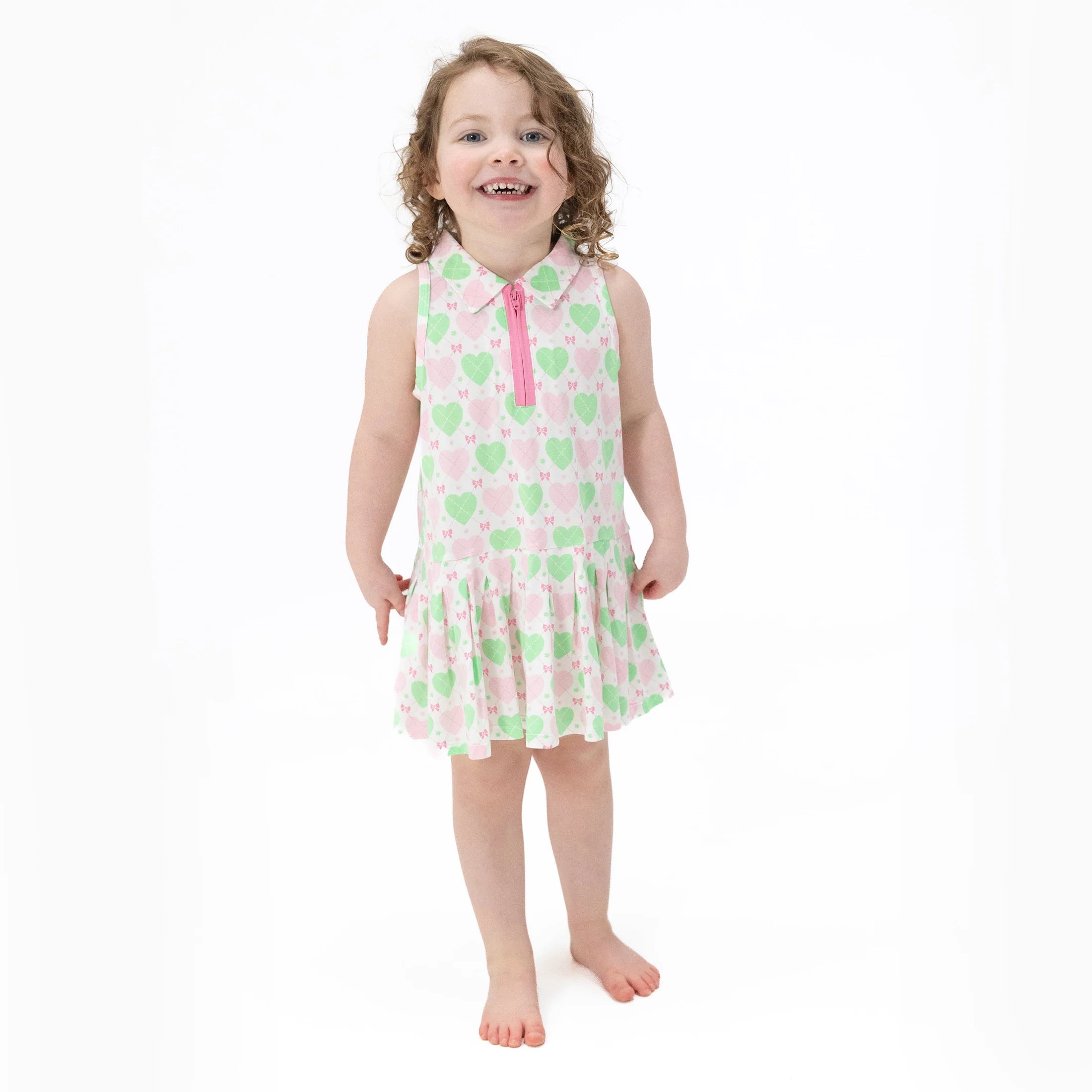 Heart Argyle Tennis Dress
