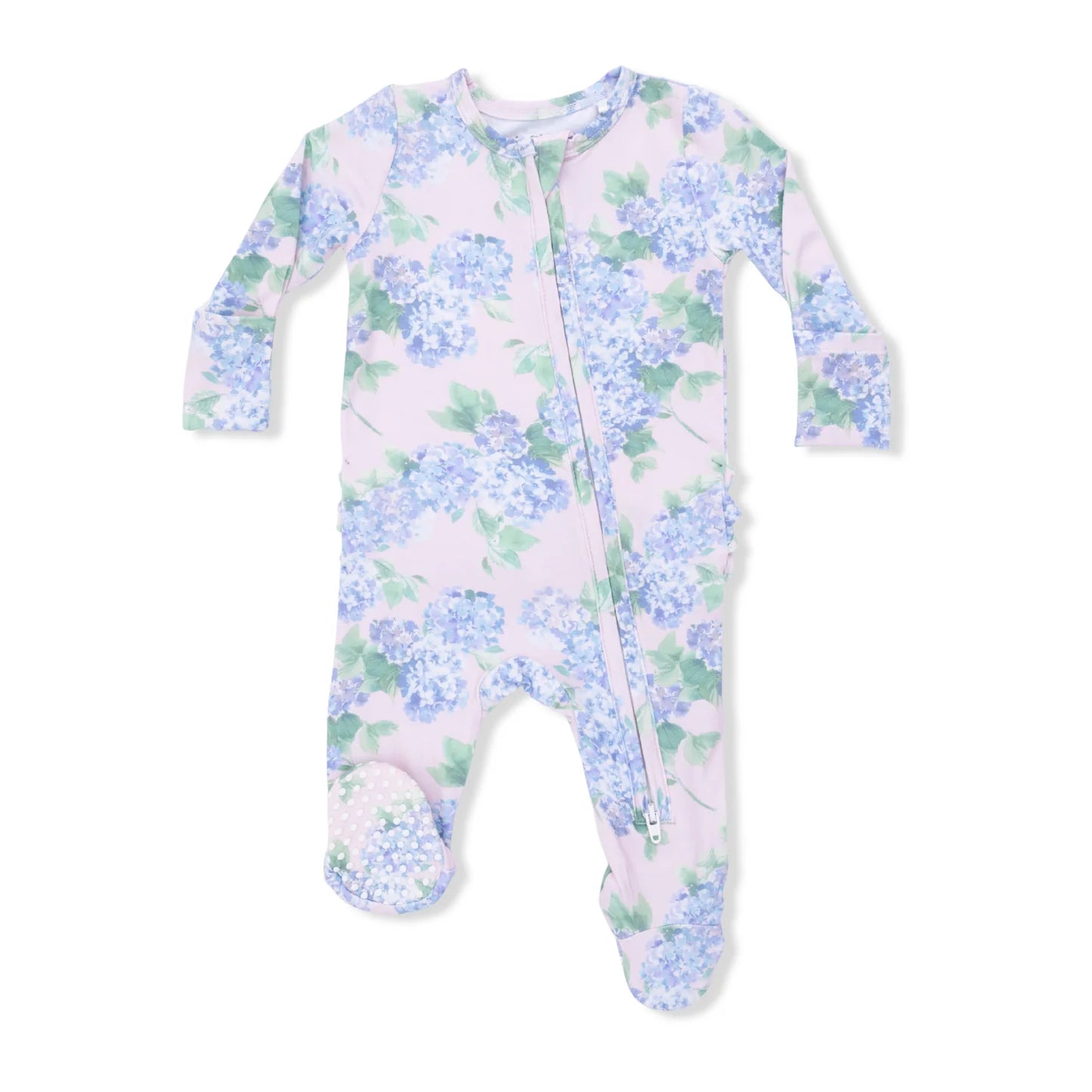 Hydrangeas Ruffle Footie