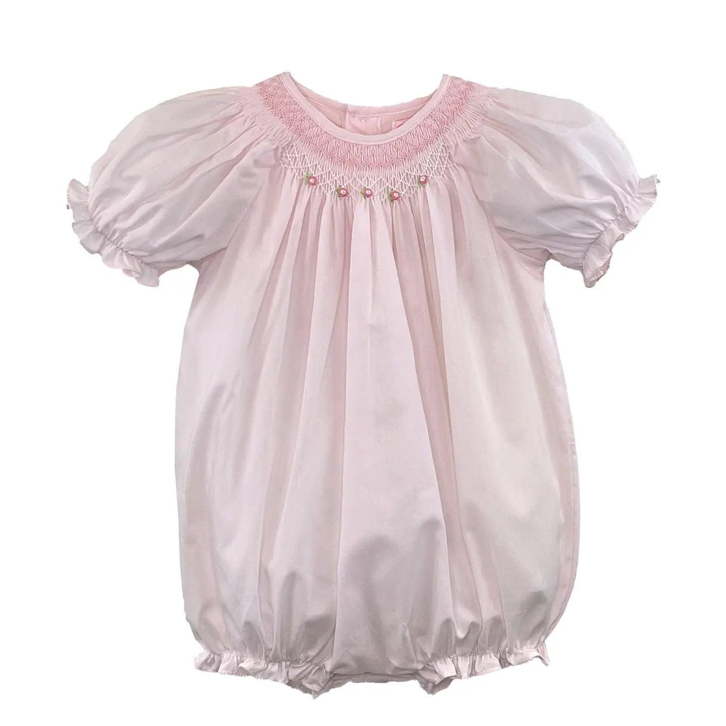 Pink Bishop Smocked Heirloom Bubble