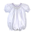 Lavender Bishop Smocked Heirloom Bubble