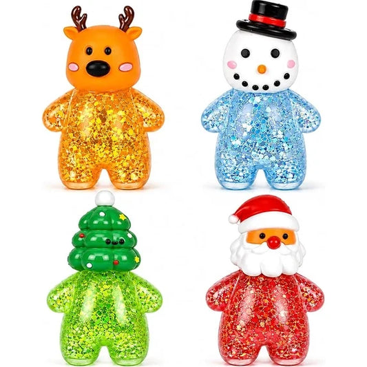 Holiday Squishy Glitter Toy