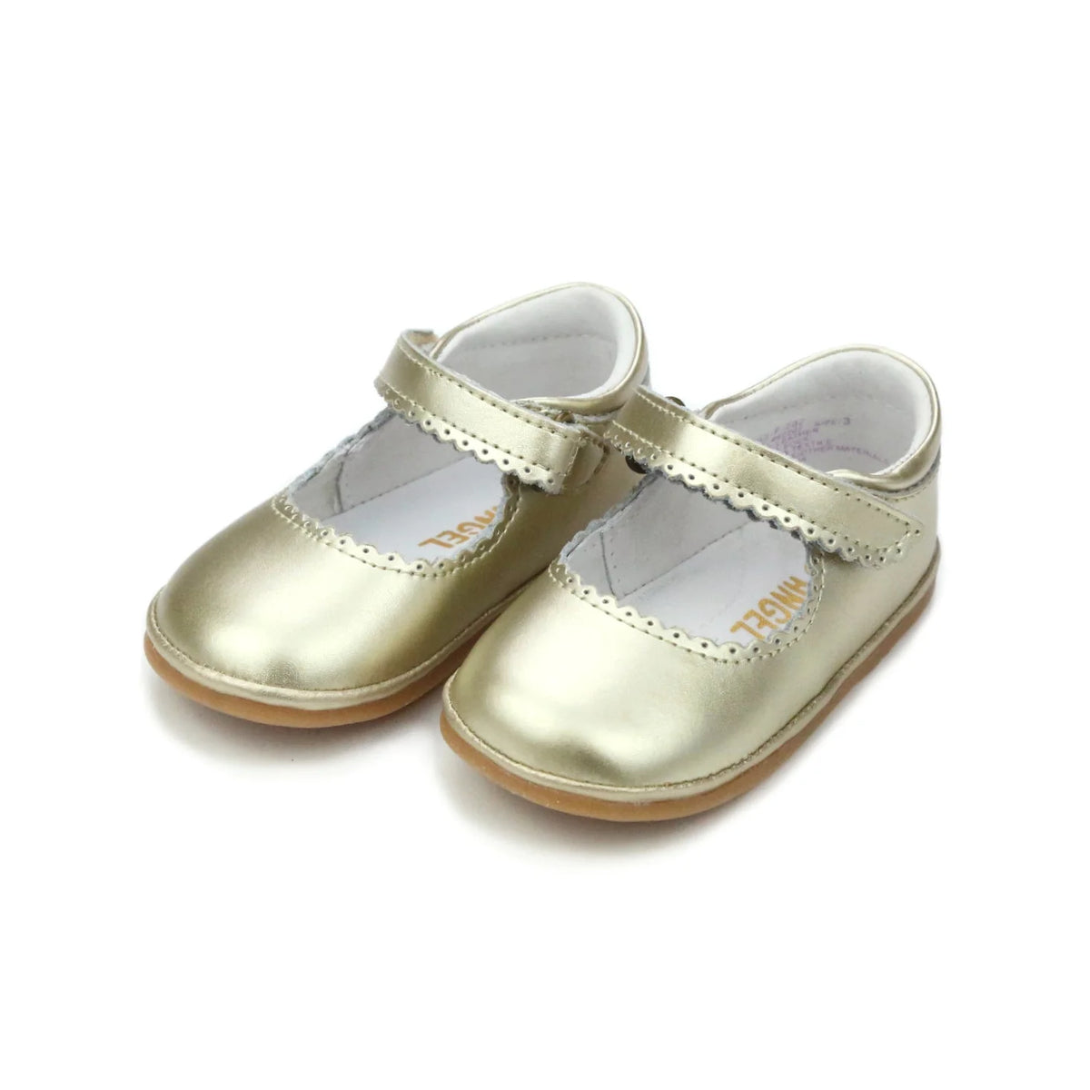 Gold Cara Scalloped Mary Jane (Baby)