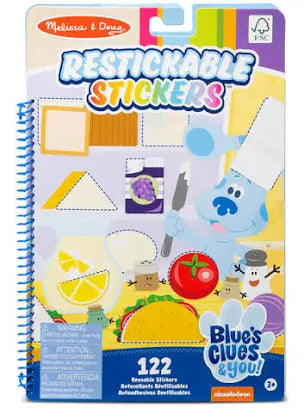 Restickable Stickers Flip Flap Pad