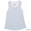 Grand Blue Flowers Printed Tank
