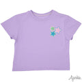 Lavender Glitter Stars Boxy Tee