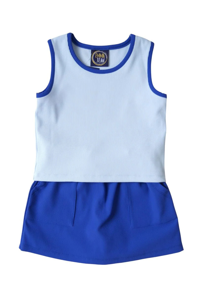 Blue Elena Skort Set