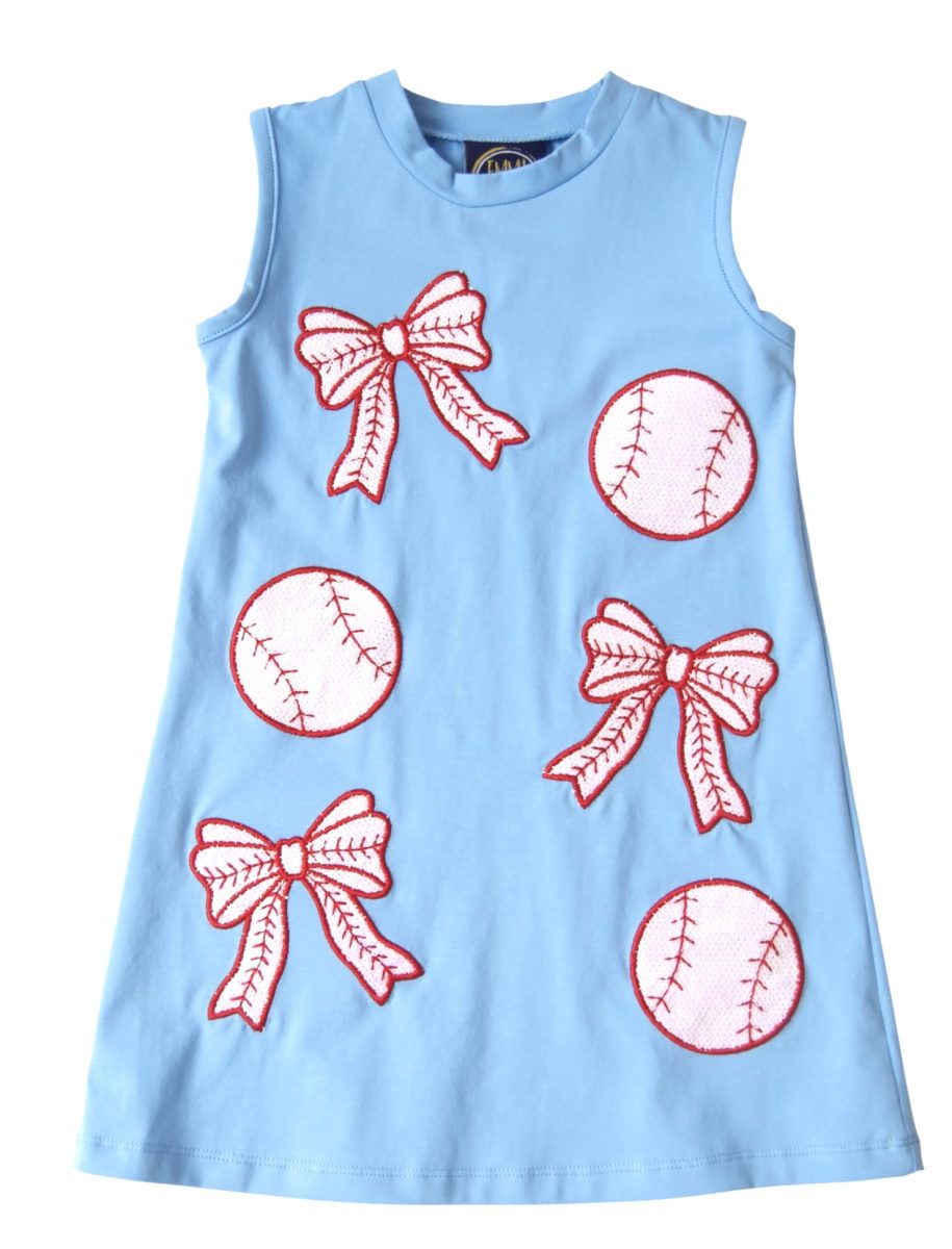 Baseball Appliqué Tank Dress