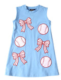 Baseball Appliqué Tank Dress