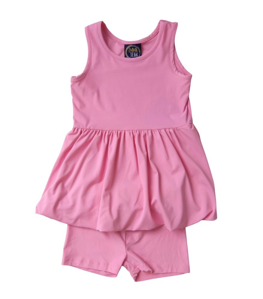 Pink Bubble Dress Set