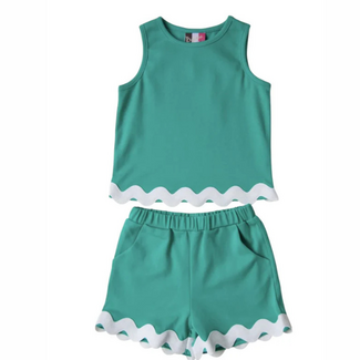 Green Abigail Skort Set
