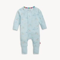 Serene Safari Blue Magnetic Coverall
