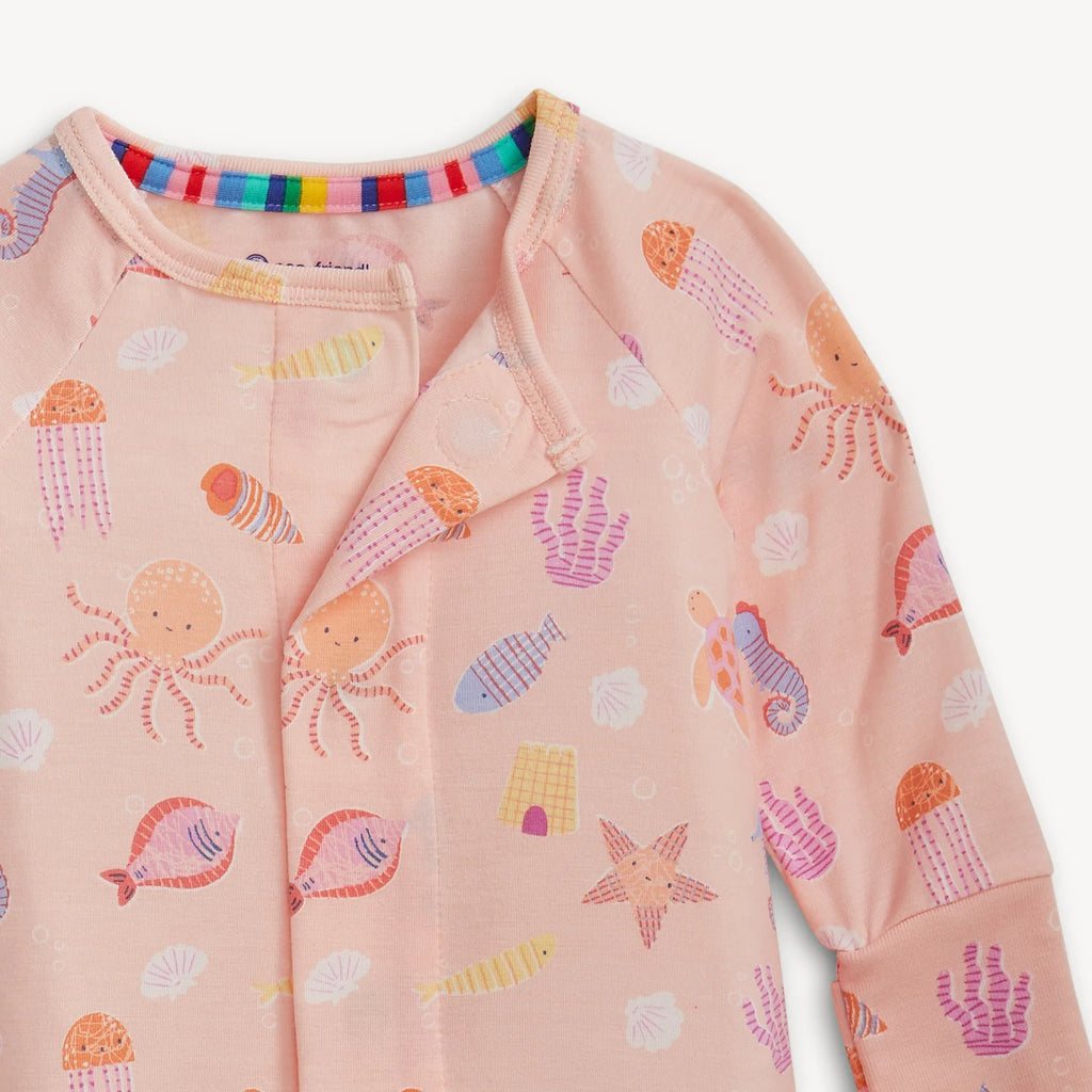 Deep Chic Pink Magnetic Coverall