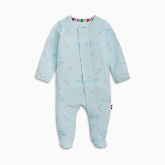 Serene Safari Blue Magnetic Footie