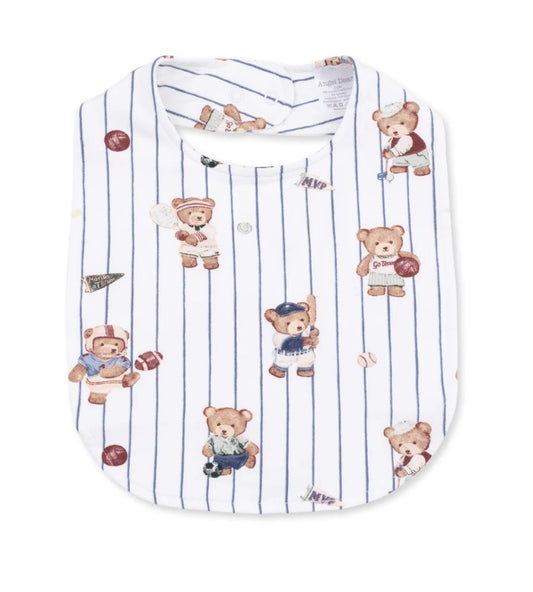 Mixed Sports Bear Feeding Bib