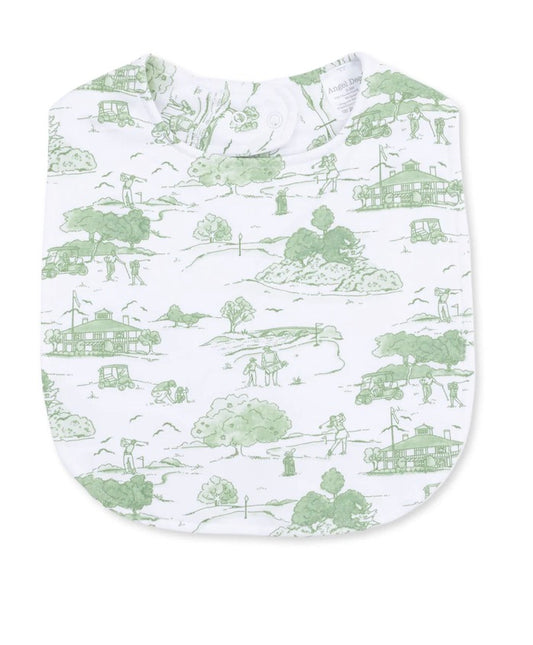 Golf Toile Green Feeding Bib