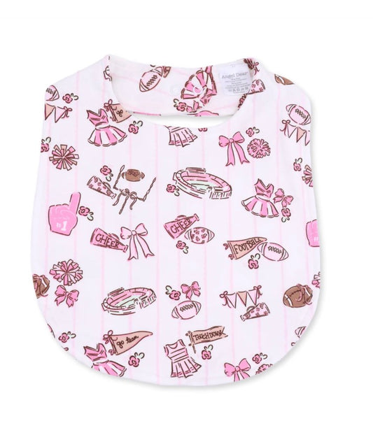 Football Cheer Feeding Bib