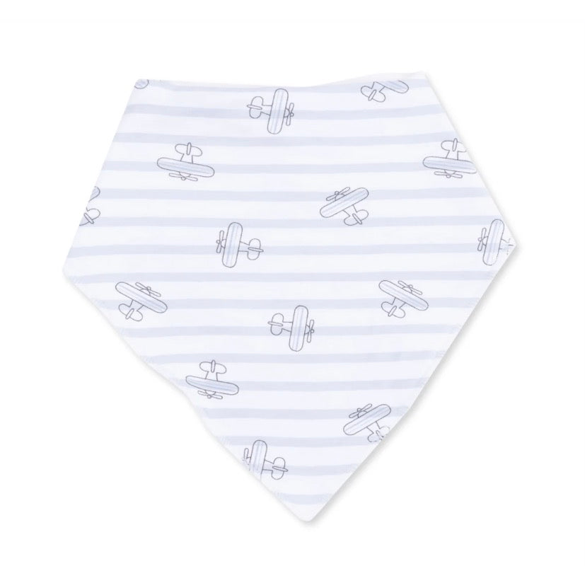 Airplane Stripe Bandana Bib