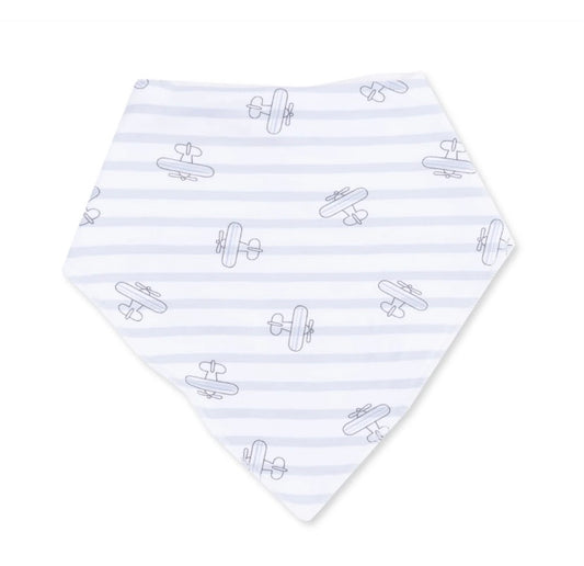 Airplane Stripe Bandana Bib