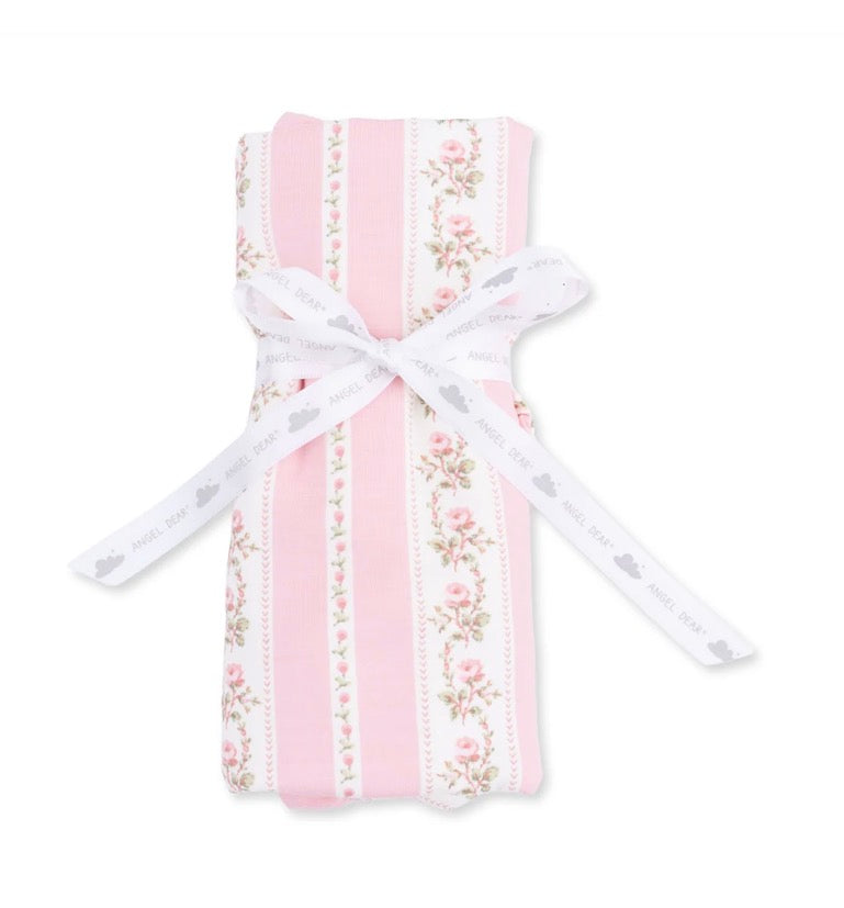 Antoinette Stripe Ruffle Burp Cloth