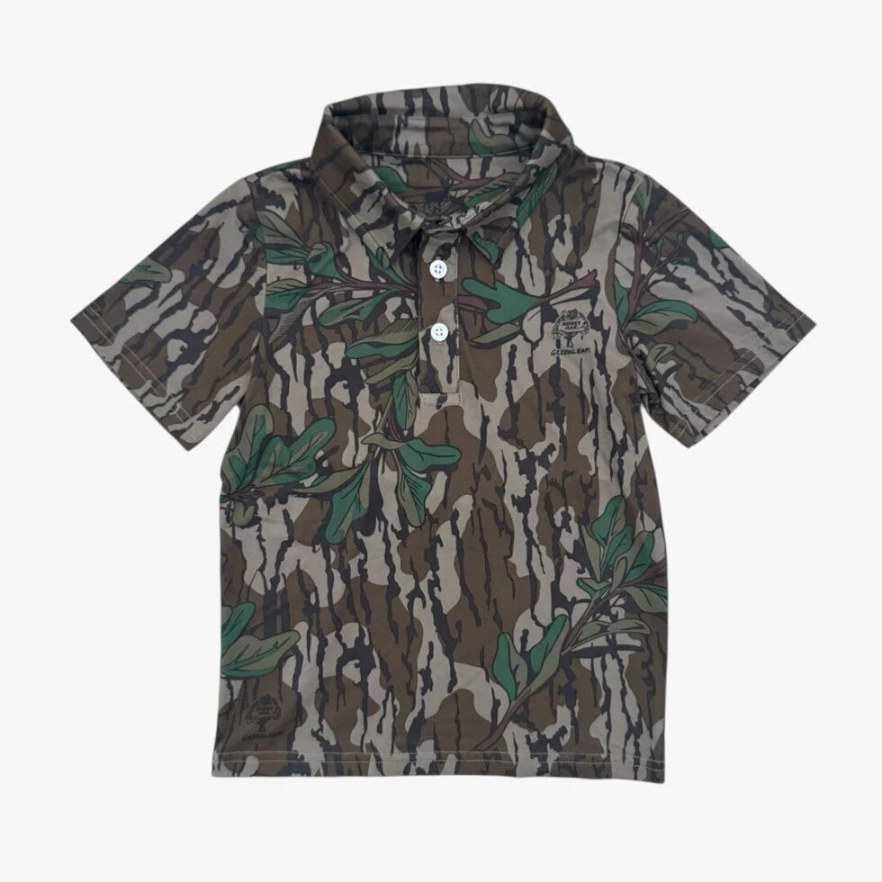 Mossy Oak Greenleaf CoolShade Scottie Polo