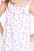 Ballet Dreams Full Length Ruffle Nightgown