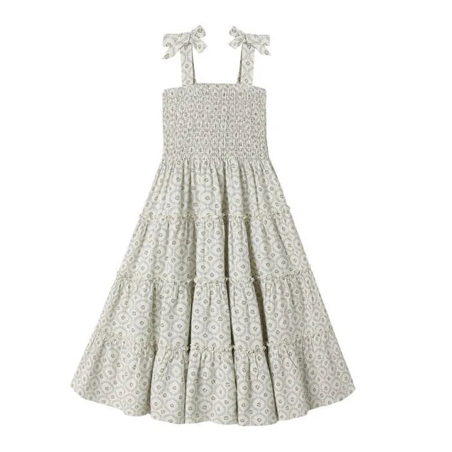 Taylor Dress Green Fleur