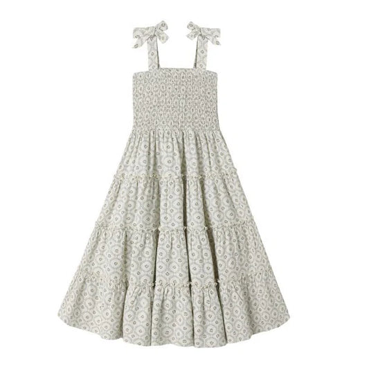 Taylor Dress Green Fleur