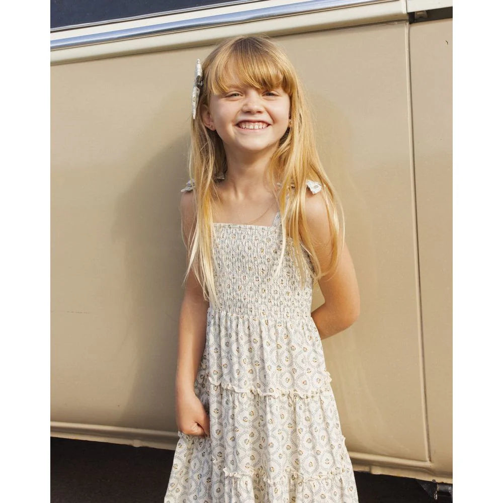 Taylor Dress Green Fleur