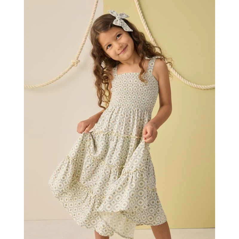 Taylor Dress Green Fleur