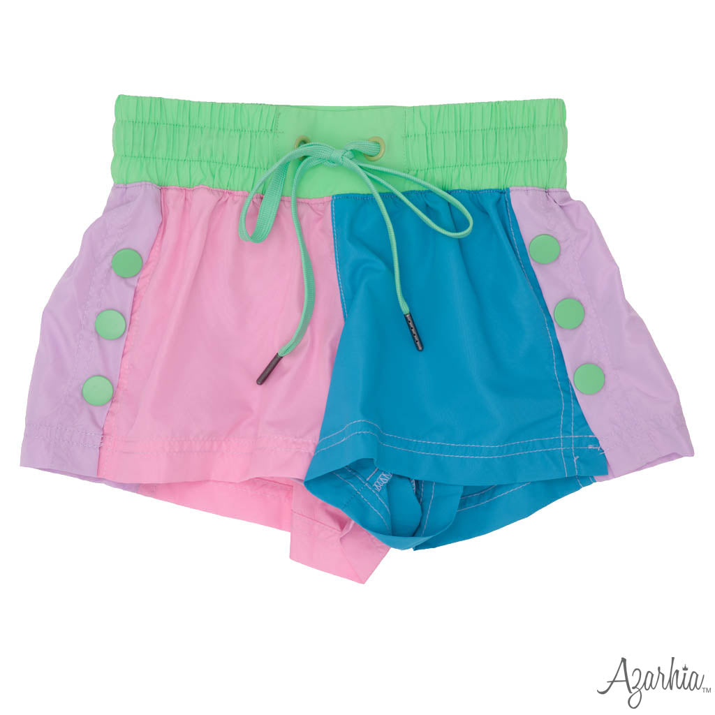 Pastel Color Block Short