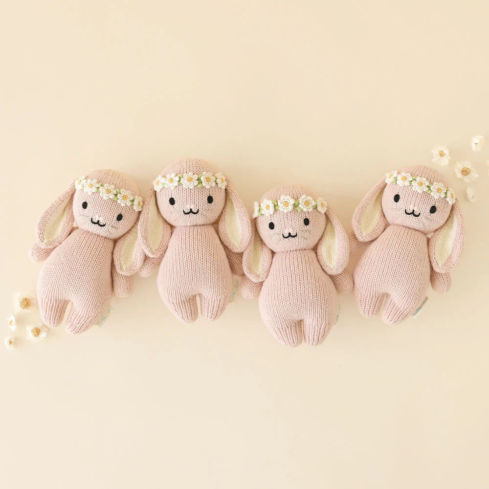 Baby Bunny Rose with ivory floral