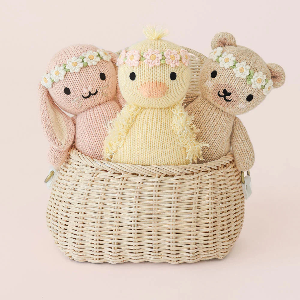 Baby Bunny Rose with ivory floral
