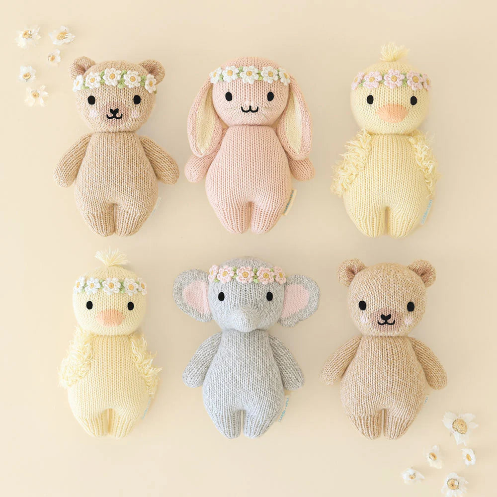 Baby Bunny Rose with ivory floral