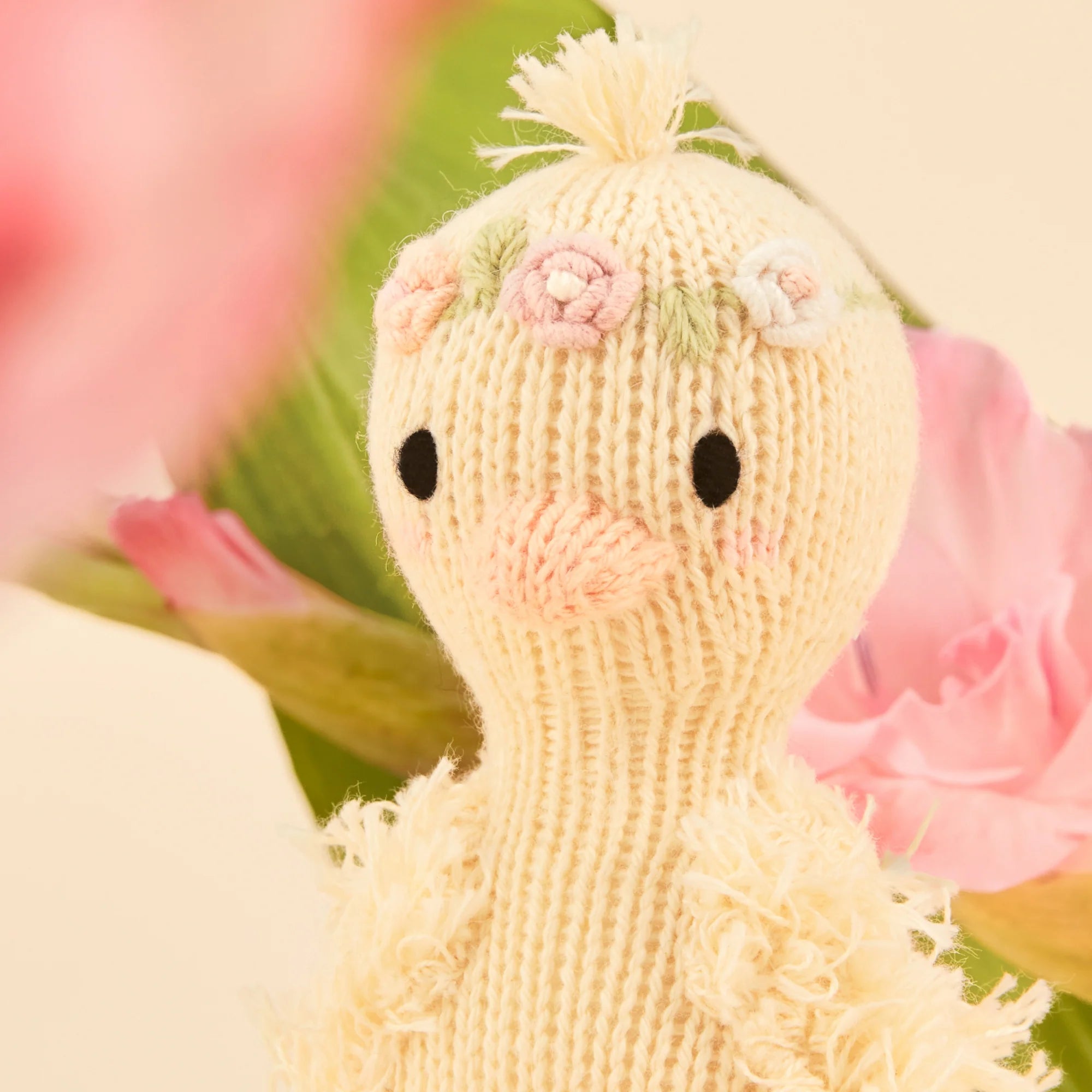Tiny Flora the duckling mauve