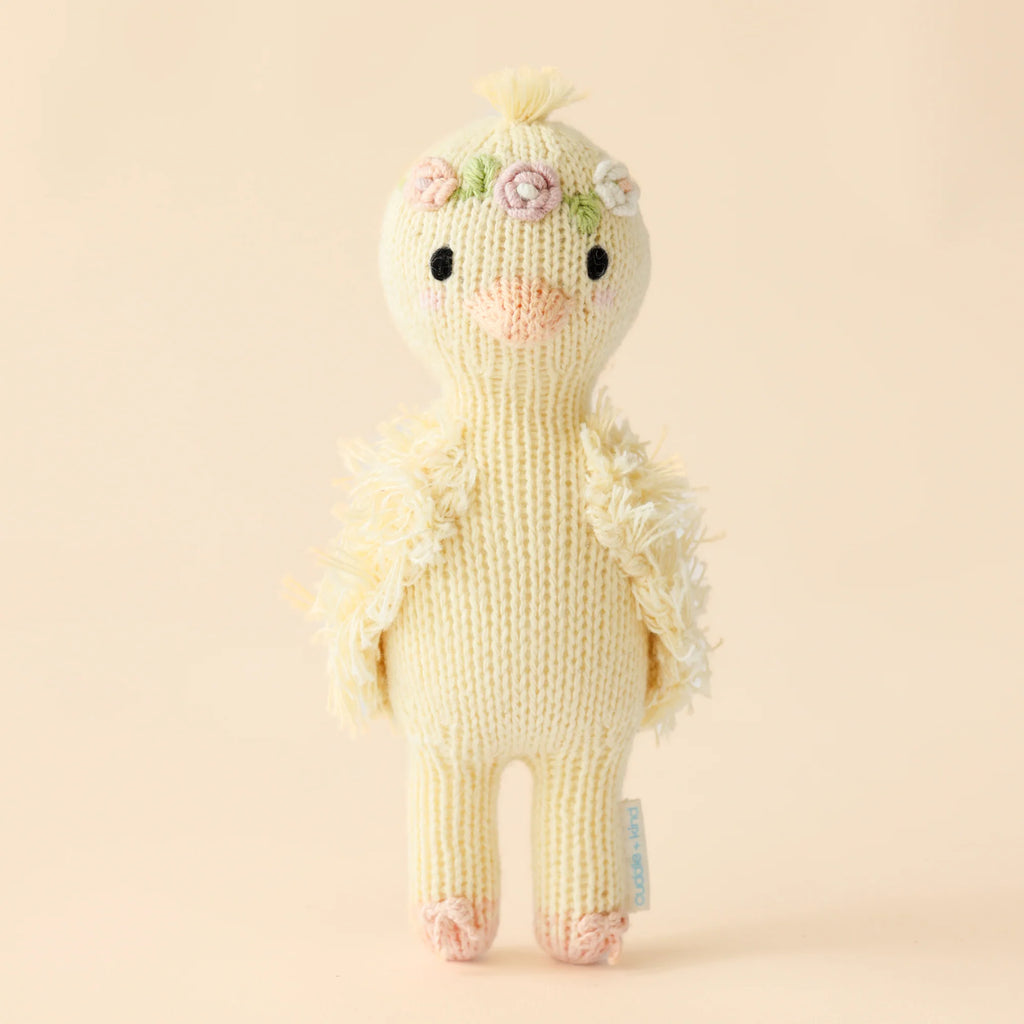 Tiny Flora the duckling mauve