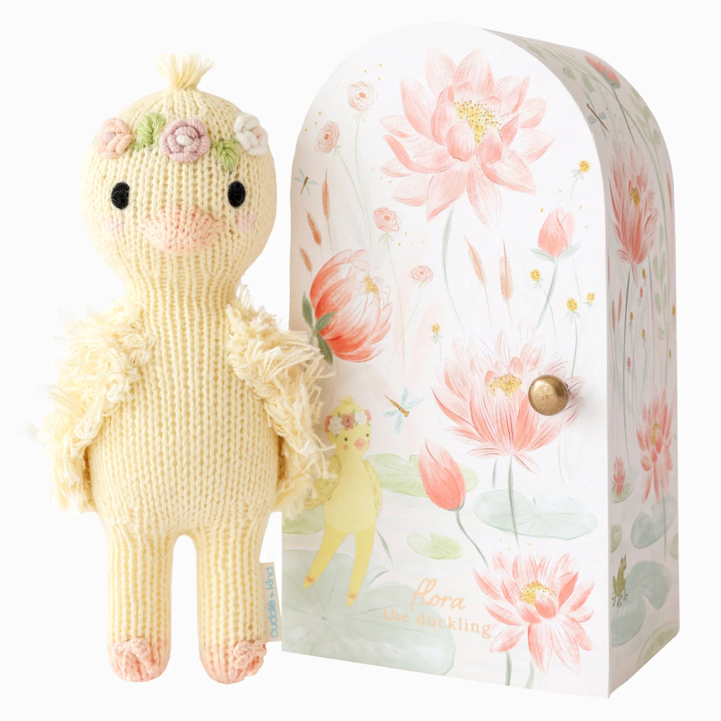 Tiny Flora the duckling mauve