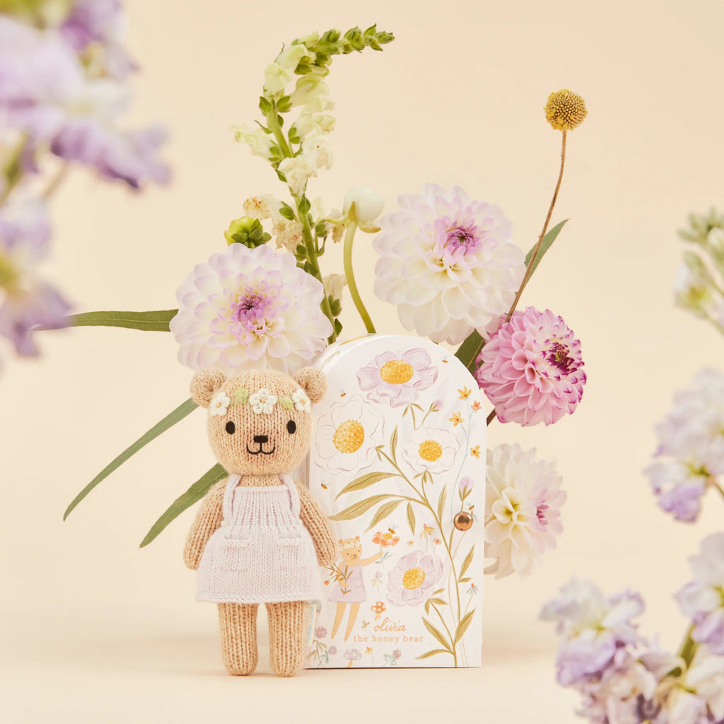 Tiny Olivia the honey bear