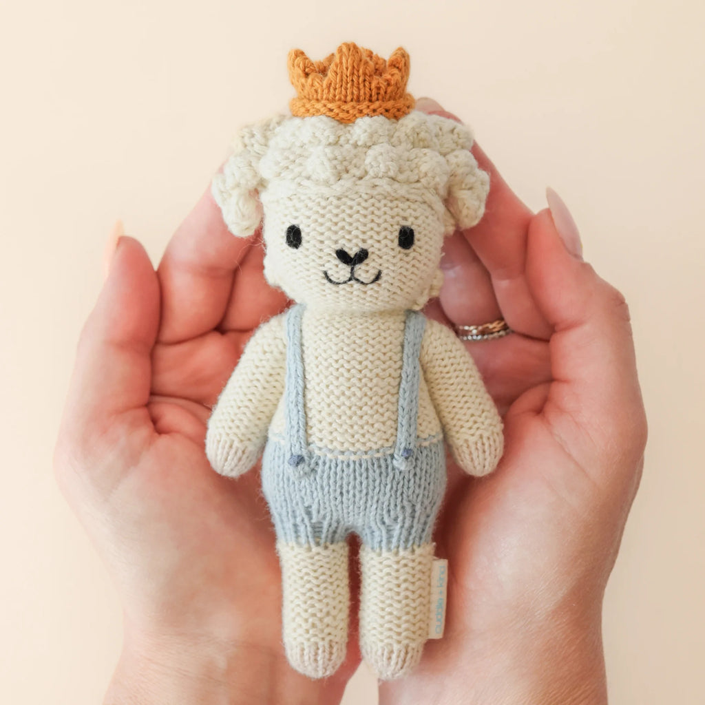 Tiny Sebastian the lamb
