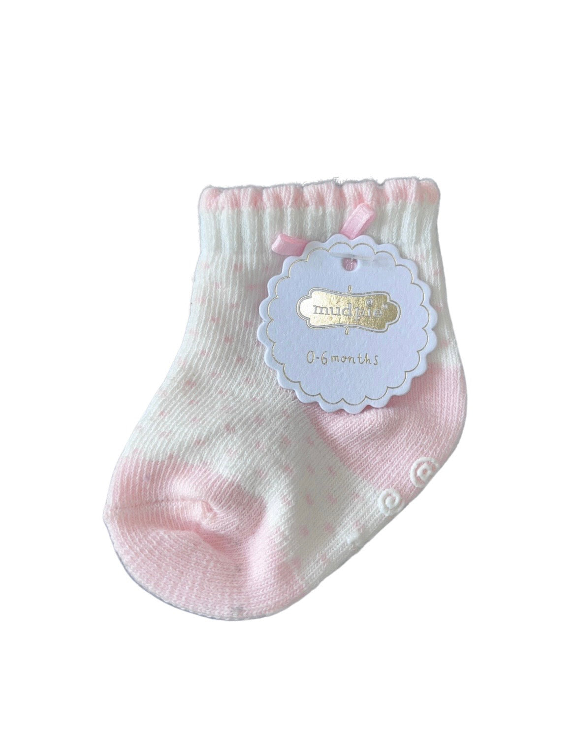 Pink Dot Baby Sock
