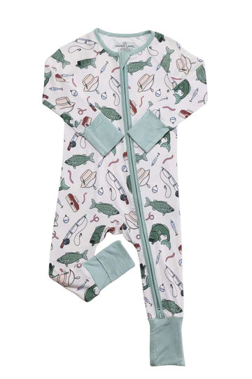 OFF THE HOOK CONVERTIBLE BAMBOO ZIP ROMPER