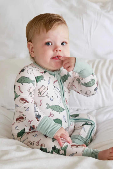 OFF THE HOOK CONVERTIBLE BAMBOO ZIP ROMPER