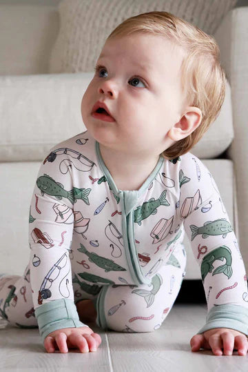 OFF THE HOOK CONVERTIBLE BAMBOO ZIP ROMPER