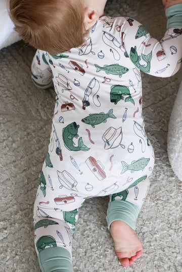 OFF THE HOOK CONVERTIBLE BAMBOO ZIP ROMPER