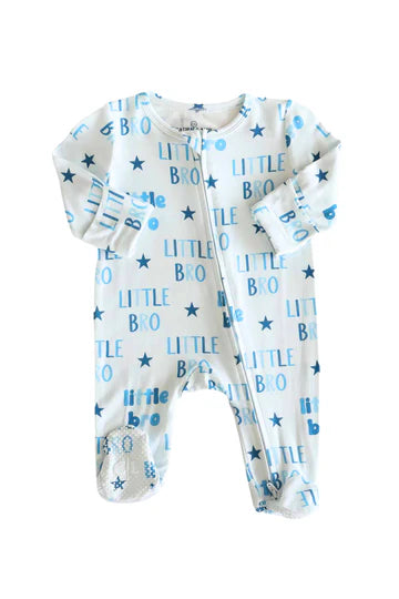 LITTLE BRO ZIPPER FOOTIE