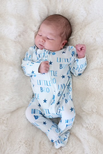 LITTLE BRO ZIPPER FOOTIE