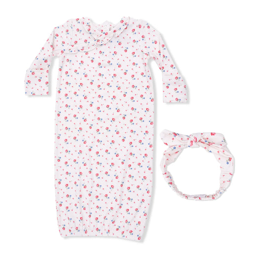 Joli Rosette Gown with Headband