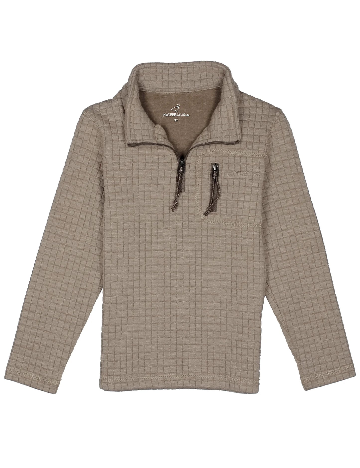 Boys Delta Pullover White Oak